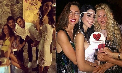 Merve Boluğur'un kına gecesinden görüntüler