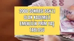 2000 Sonrası SGK'lılara Müjde! Kademeli Emeklilik Geliyor Mu?