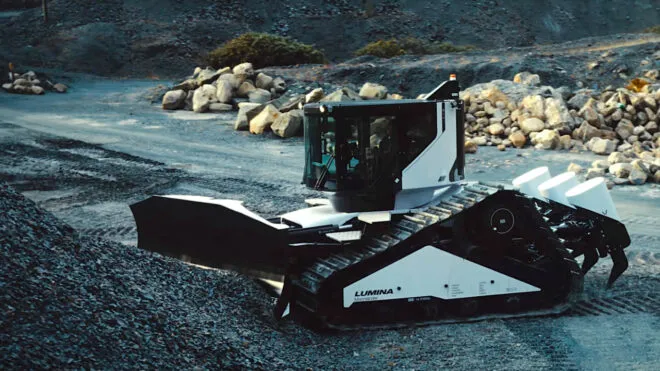 Dev Dozer Geliyor! 32 Tonluk Elektrikli Lumina ML6 Sahaya İndi!