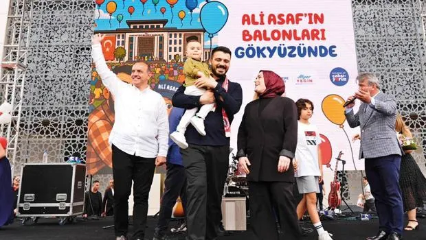 Ali Asaf'ın Kanser Zaferi: Gökyüzü Balonlarla Şenlendi!