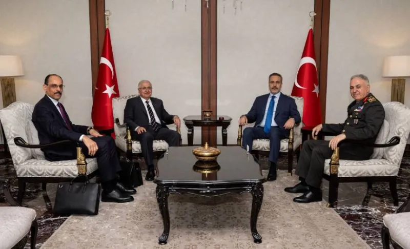 Ankara'da kritik güvenlik zirvesi: Bakan Fidan, Savunma Bakanı Güler ve MİT Başkanı Kalın'la İsrail saldırısını görüştü