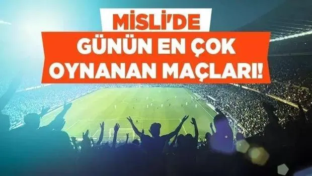 Ay Yıldızlılar ABD Deplasmanında… Dünya Kupası Avrupa Elemeleri’nde Şampiyon Oran Avantajı! İşte Misli’de Günün En Çok Oynanan Maçları