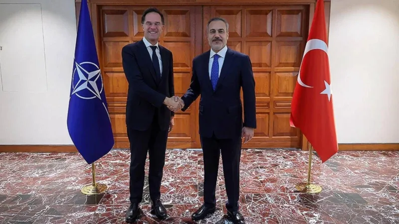 Bakan Fidan, NATO Genel Sekreteri Mark Rutte ile görüştü