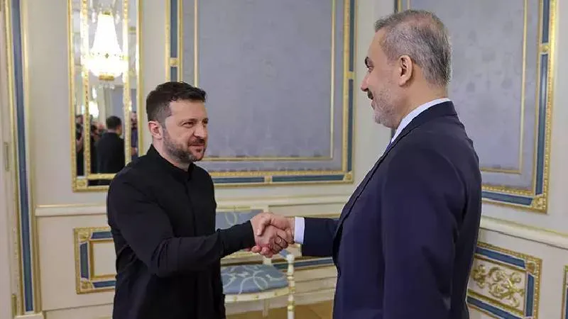Flaş! Bakan Fidan Zelenski ile Görüştü: Masada Neler Konuşuldu?
