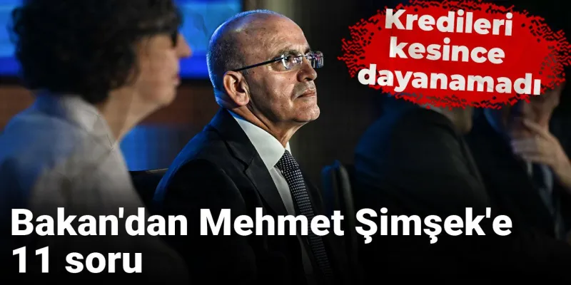 Şimşek'e CHP'den Şok Suçlama: Kredileri Neden Kestiniz?