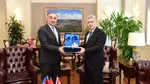 Büyükelçi Mammadov'dan Başsavcı Şentürk'e ziyaret! Karşılıklı anlamlı hediyeler