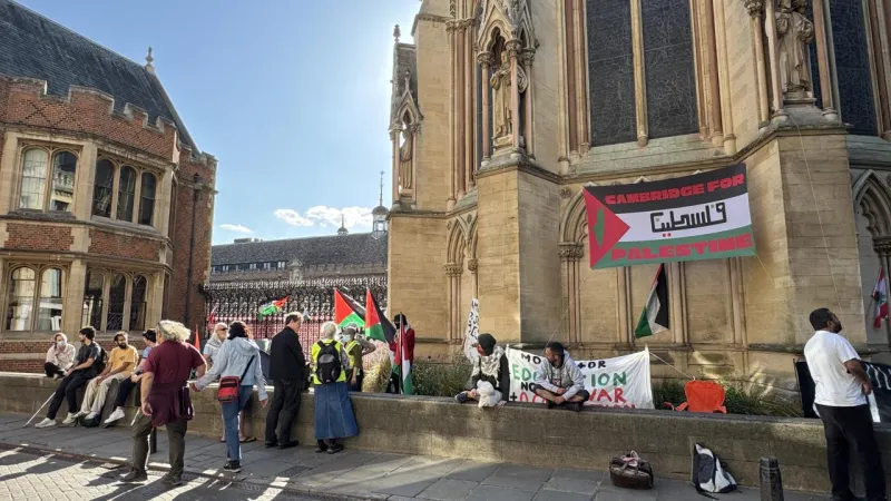Cambridge'de İsrail Protestosu! Öğrencilerden Şok Talep