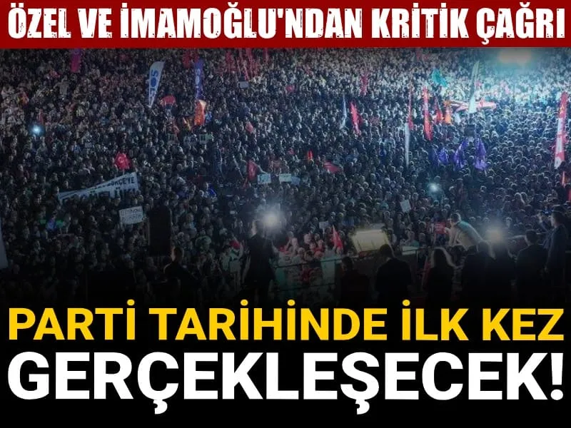 CHP'de Tarihi An: Özel ve İmamoğlu'ndan Belçika'ya Kritik Çağrı!