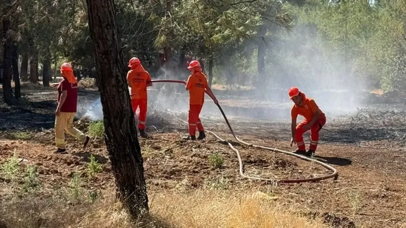Fethiye’deki yangının etrafı çevrildi