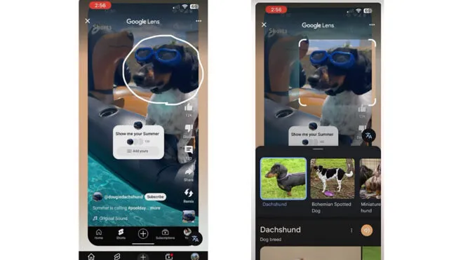 YouTube Shorts'a Google Lens Geliyor! İşte Detaylar