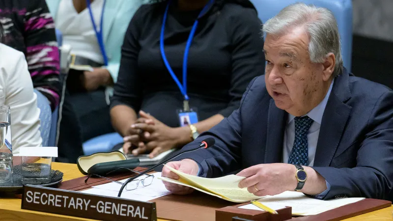 Guterres'ten Filistin Çıkışı: Devlet Kurmak Hak, Ödül Değil!