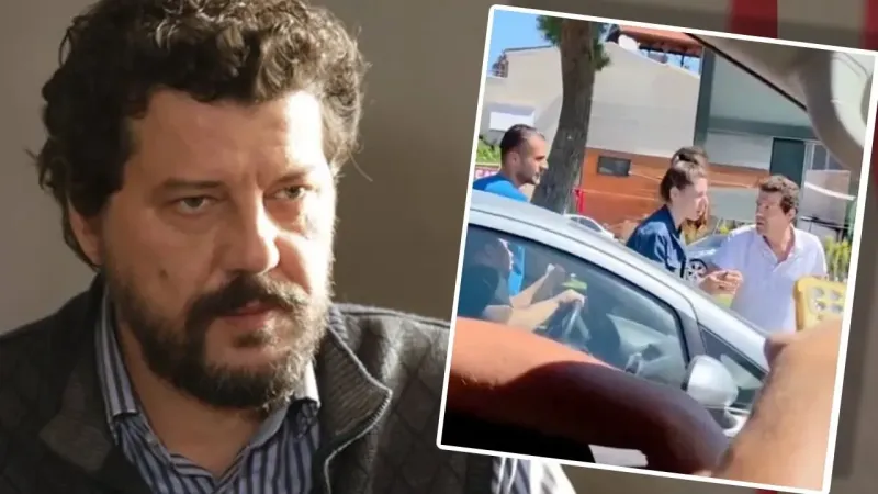 İlker Aksum Trafikte Çıldırdı! "Seni Bir Döverim..."
