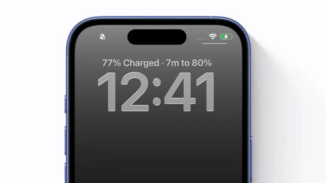 iOS 26, şarjın ne kadar süre içerisinde tamamlanacağını gösteriyor