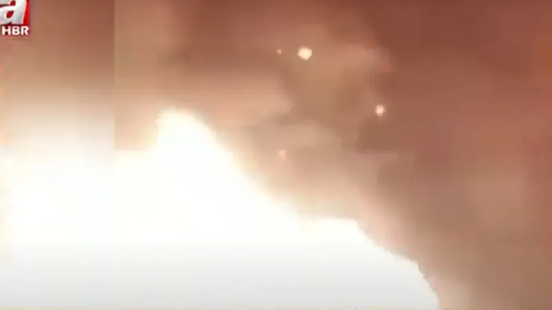 İran'da LPG tesisi havaya uçtu!