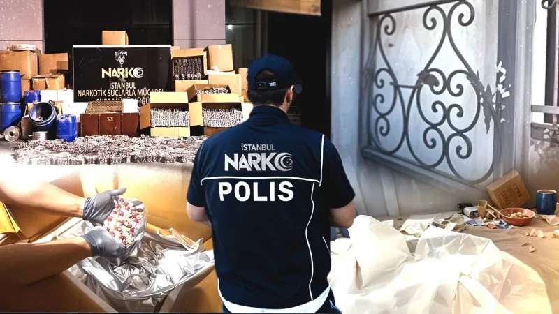 İstanbul ve Kocaeli’de uyuşturucu operasyonu: 3 milyon hap ele geçirildi!