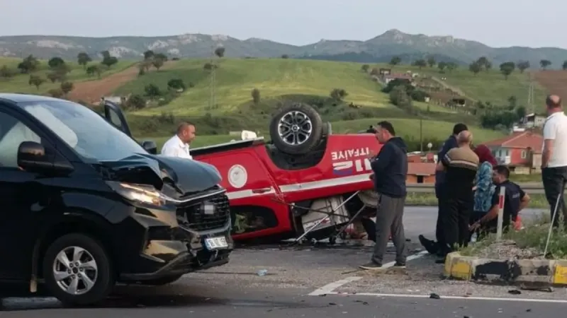 Ankara'da İtfaiye Aracı Takla Attı! İşte İlk Detaylar