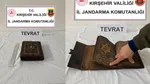 Kırşehir’de 700 yıllık el yazması tevrat ele geçirildi
