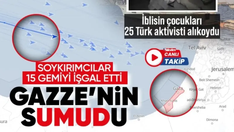 Gazze'ye Özgürlük Filosu: İsrail Müdahalesi ve Türk Aktivistler!