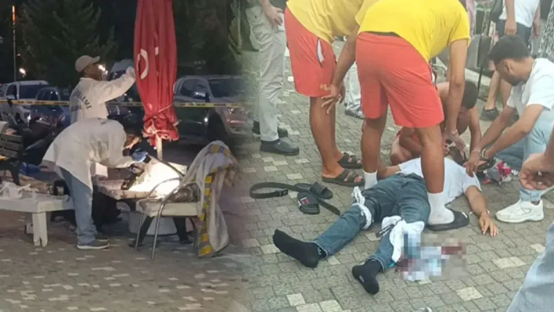 Manavgat'ta Silahlı Saldırı! Turist de Yaralandı! Şok Detaylar!
