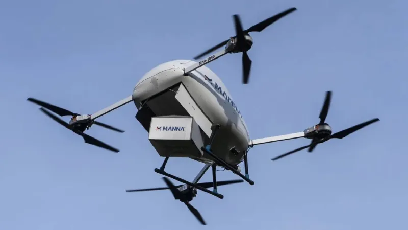 Drone ile Yemek Siparişi Dönemi! Kuryeler Tarih Mi Oluyor?