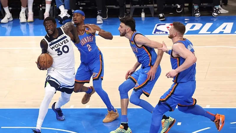 Oklahoma Thunder Fırtınası! Minnesota'yı Devirdi, Seri 2-0