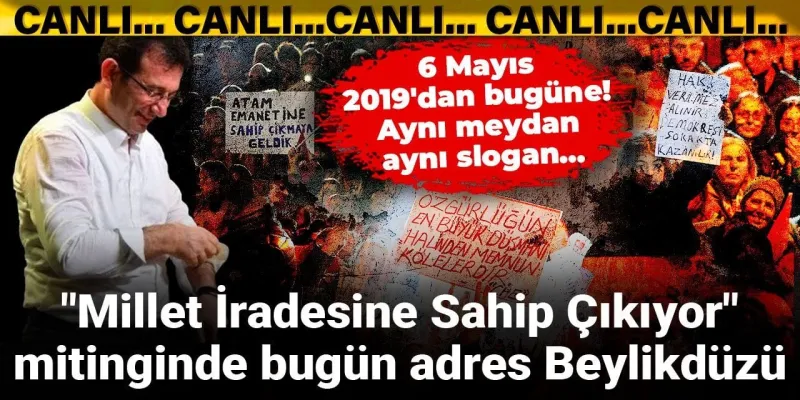 İmamoğlu'na Destek Mitingi: Beylikdüzü'nde Neler Oluyor?