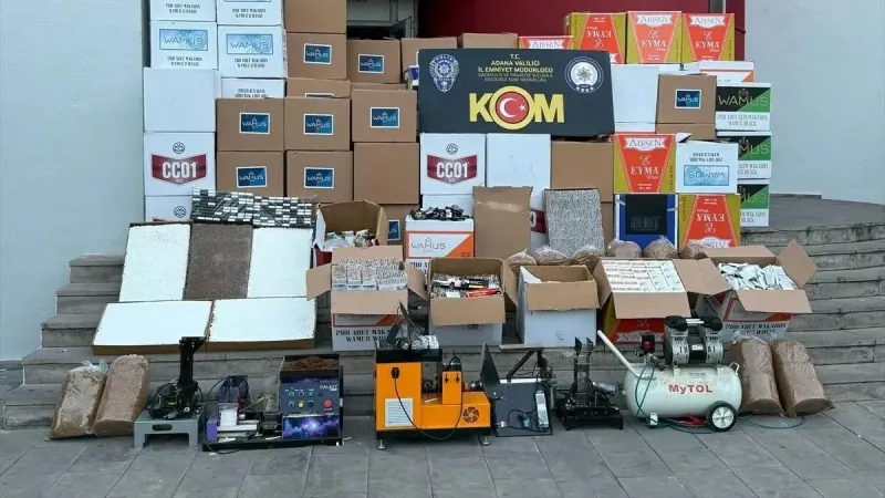 Adana'da Rekor Kaçak Makaron Baskını! İşte Detaylar
