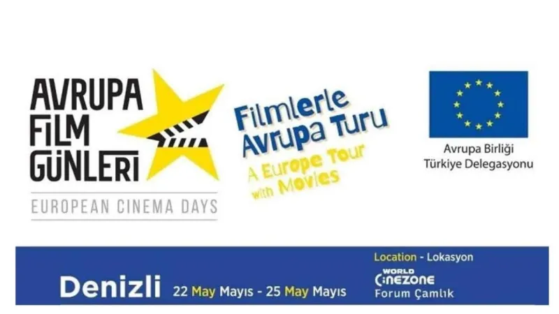 Denizli'de Sinema Şöleni! Avrupa Film Günleri Başlıyor