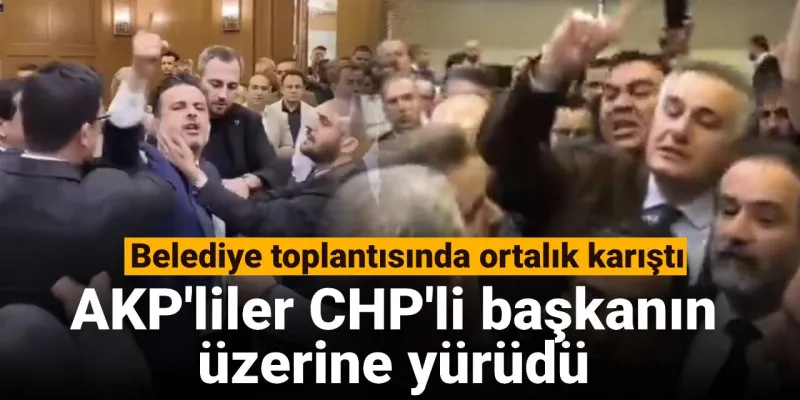 Bursa'da Meclis Karıştı! AKP'liler CHP'li Başkana Saldırdı mı?