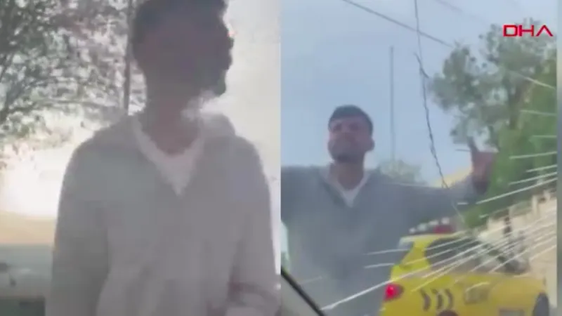 Fatih'te Taksici Terörü! Uygulama Aracının Camını Böyle İndirdi!