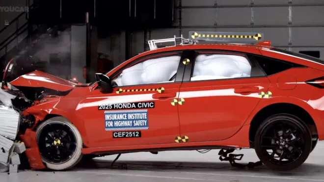 IIHS, yeni Honda Civic için kaza testi görüntüleri paylaştı [Video]