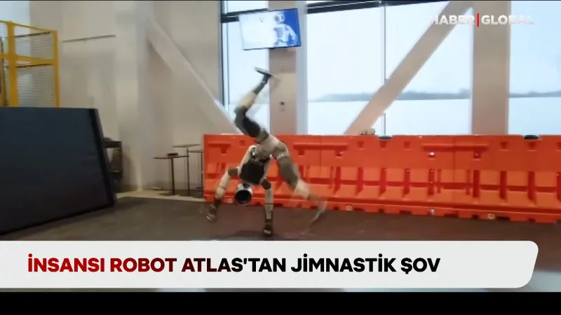 İnsansı robot Atlas'tan jimnastik şov