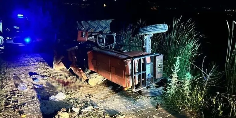 Manisa'da Traktör Kazası: Feci Ölüm! Eşi Can Pazarı Yaşıyor