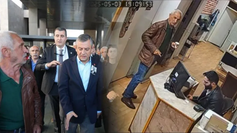 Özgür Özel'e saldıran saldırganın oteldeki görüntüleri ortaya çıktı