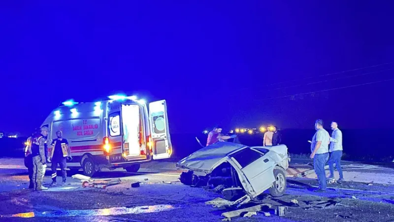 Şanlıurfa'da tır ile otomobil çarpıştı: 1 ölü