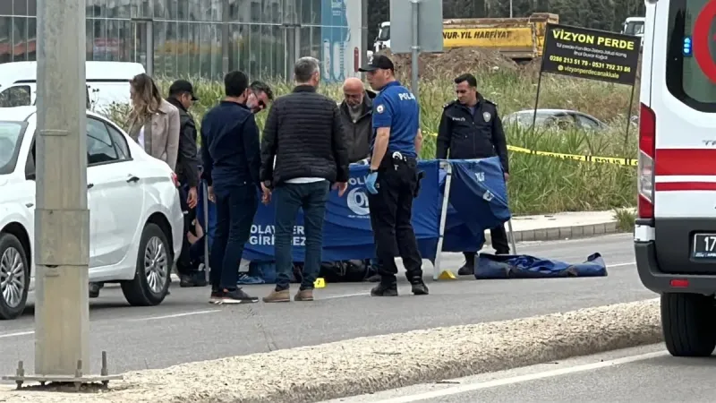 Çanakkale'de Kan Donduran Cinayet! Eşini Sokak Ortasında Vurdu!