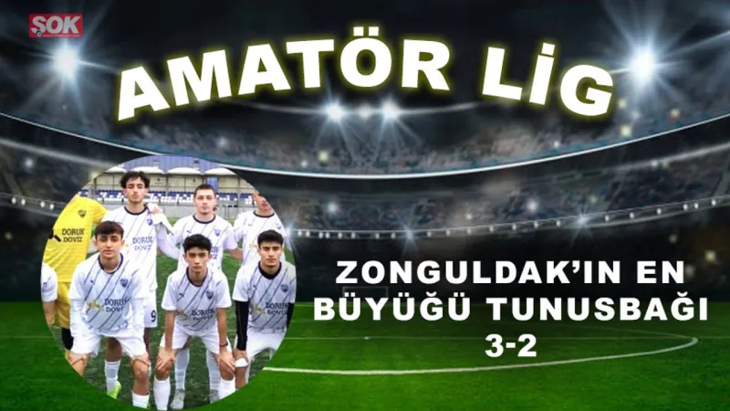Zonguldak'ta Futbol Şöleni! Tunusbağı Şampiyonluğu Kaptı!