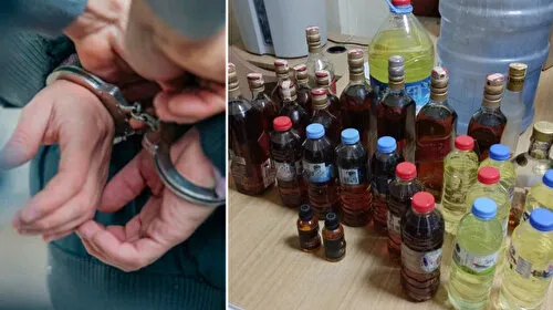 Niğde'de Sahte İçki Baskını! O Evden Neler Çıktı?