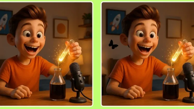 Zeka Testi: Bilim Odasındaki 3 Farkı 12 Saniyede Bulabilir misin?