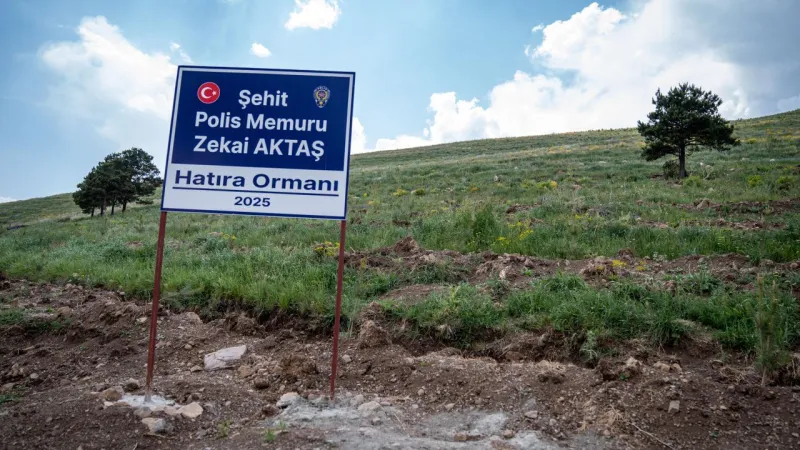 Şehit Annesinin Vasiyeti Gerçek Oldu! Polisler Hatıra Ormanı Kurdu