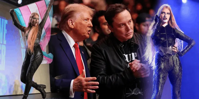 Elon Musk'ın Kızı Trump'a Meydan Okudu! Sahne Performansı Olay Yarattı
