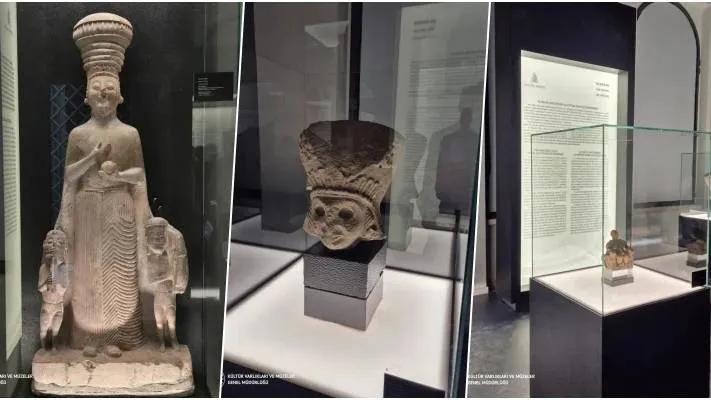 Türkiye'den gönderilen tarihi eserler Roma'daki "Magna Mater" sergisinde