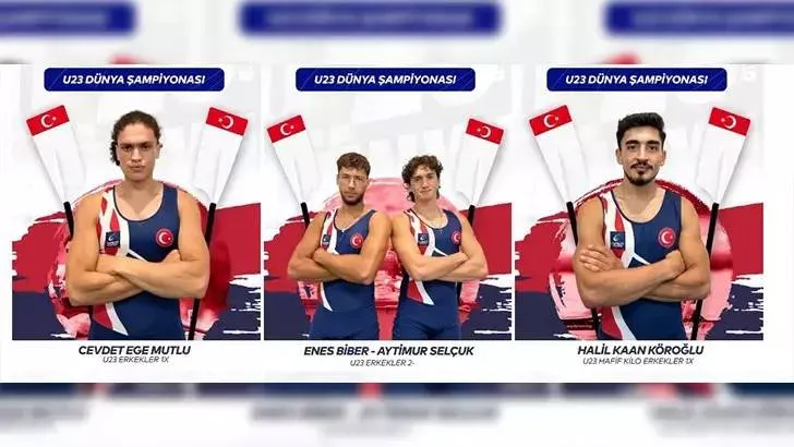 U23'te Altın Zafer! Türk Kürekçiler Dünya Şampiyonu Oldu!
