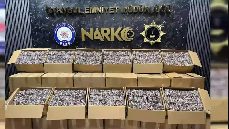 İstanbul'da Şok Baskın! 2.5 Milyon Uyuşturucu Hap Ele Geçirildi!