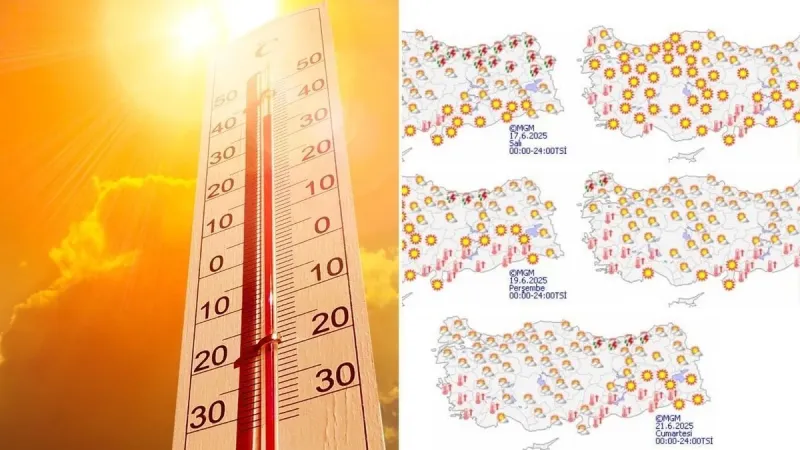 Türkiye Yanıyor! Meteoroloji'den Şok Sıcaklık Uyarısı!