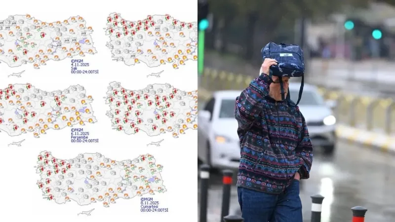 Kasım Fırtınası Kapıda! Hangi İllerde Şemsiye Zorunlu?