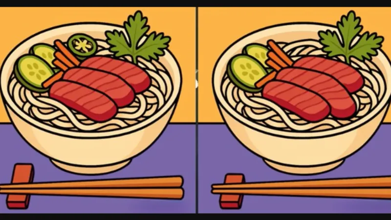 Ramen Zeka Testi: Dahiler 12 Saniyede Farkı Buluyor!