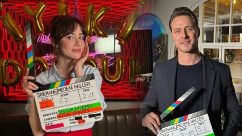 Zıtlıkların aşkı "Medeni Hâller" sete çıktı! İşte ilk kareler...