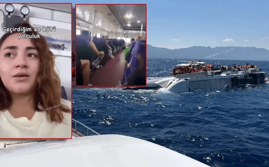 Batan gemide bir gün önce fırtına dehşeti yaşanmış