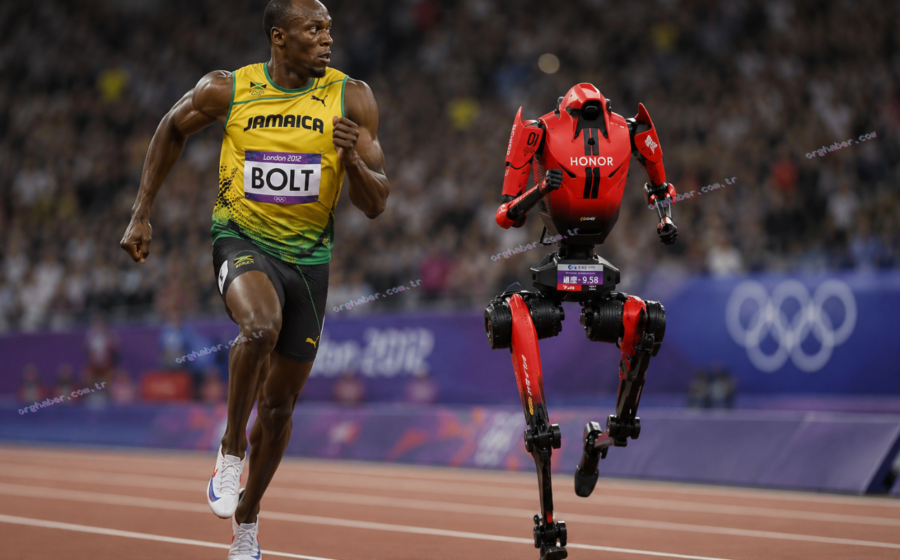 Çinli robot Usain Bolt rekorunu 9.32 saniyeyle geçti